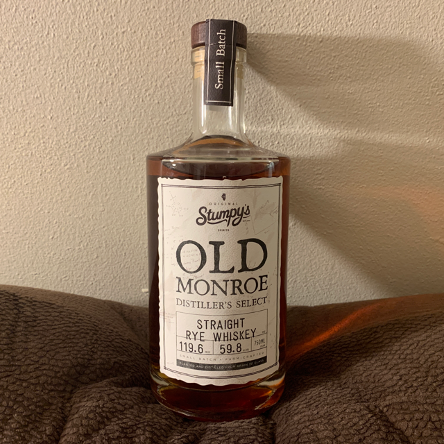 Stumpy's Old Monroe Distiller's Select Straight Rye Whiskey
