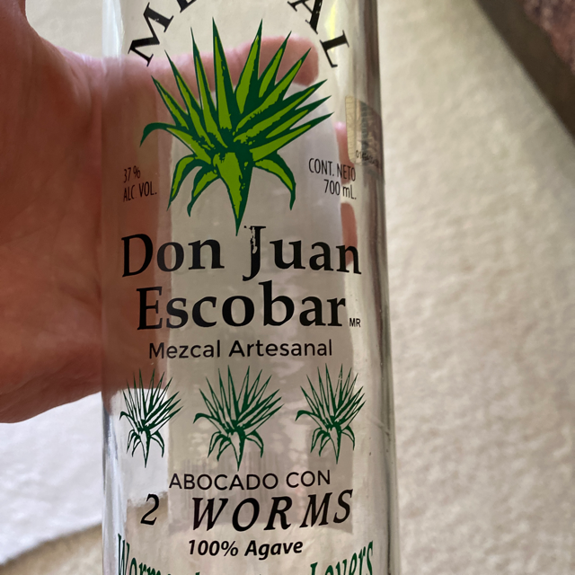 Don Juan Escobar Mezcal Abocado Con 2 Worms