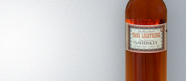 John David Albert's Taos Lightning Single Barrel Straight Rye 5 Year