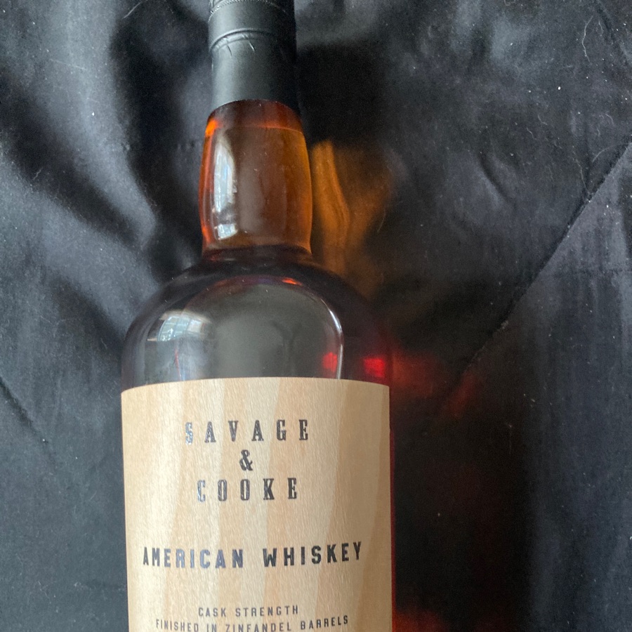 Savage & Cooke Cask Strength American Whiskey Finished in Zinfandel Barrels
