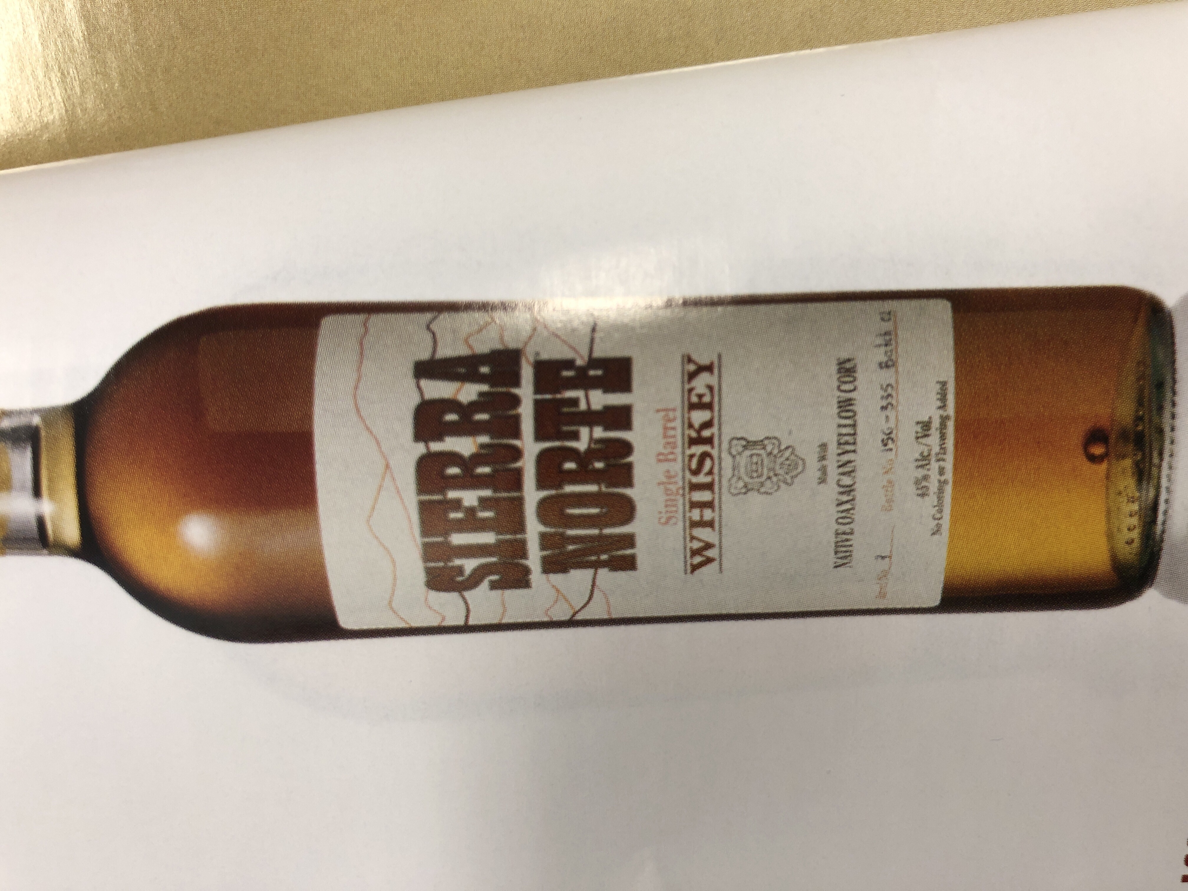 Sierra Norte Single Barrel Yellow