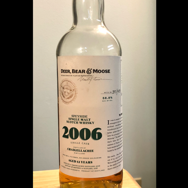 Craigellachie 2006 12 Year (Deer, Bear & Moose)