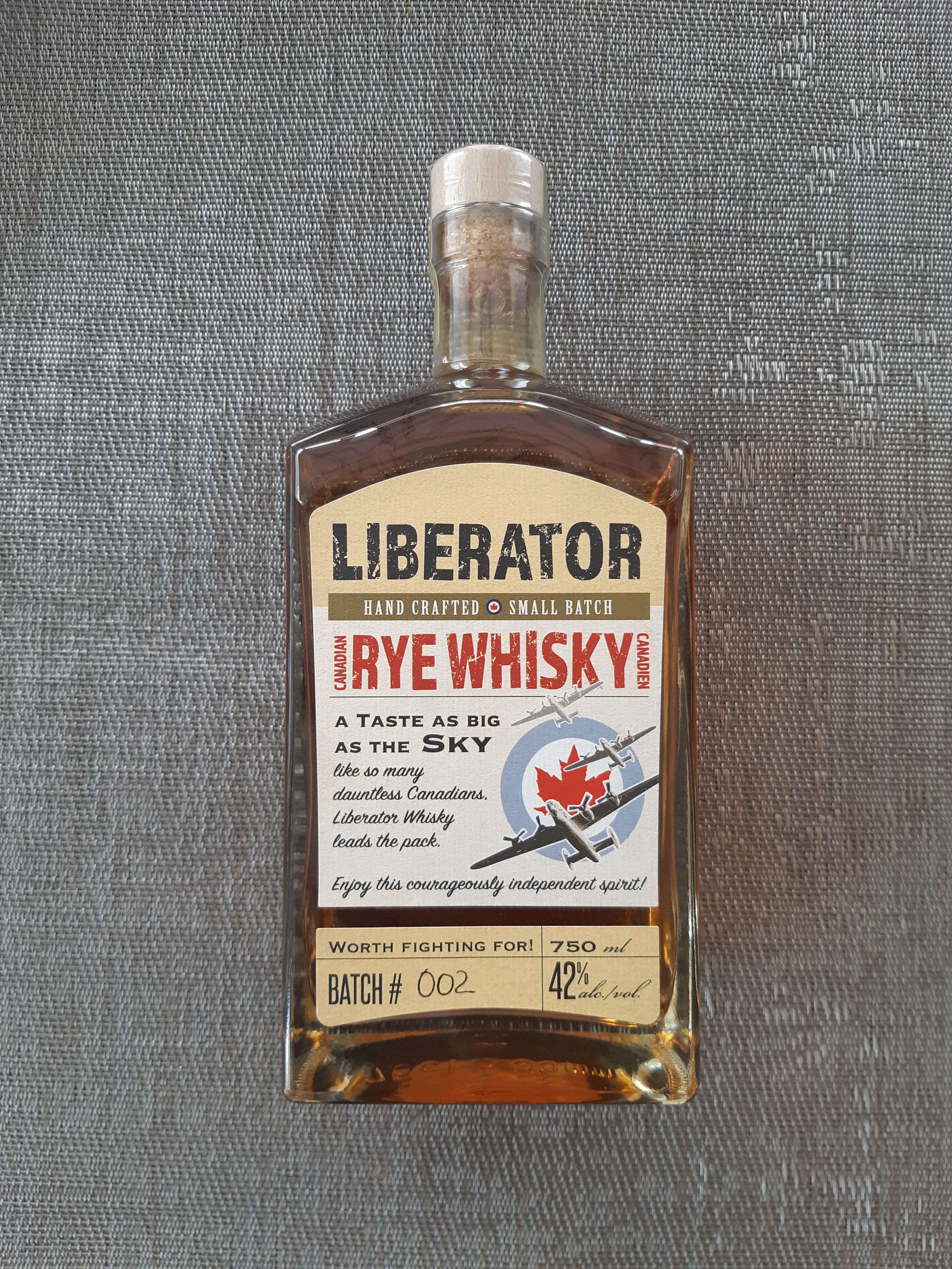 Liberator Canadian Rye Whisky