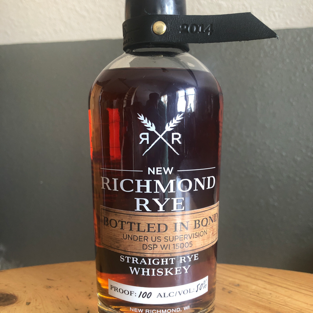 New Richmond Rye Bottled in Bond