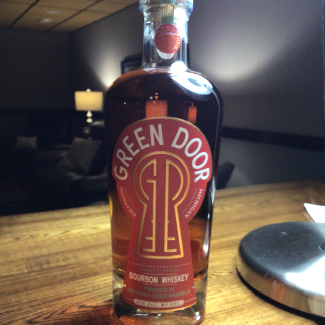 Green Door Bourbon Whiskey (Finished in Michigan Cider Barrels)