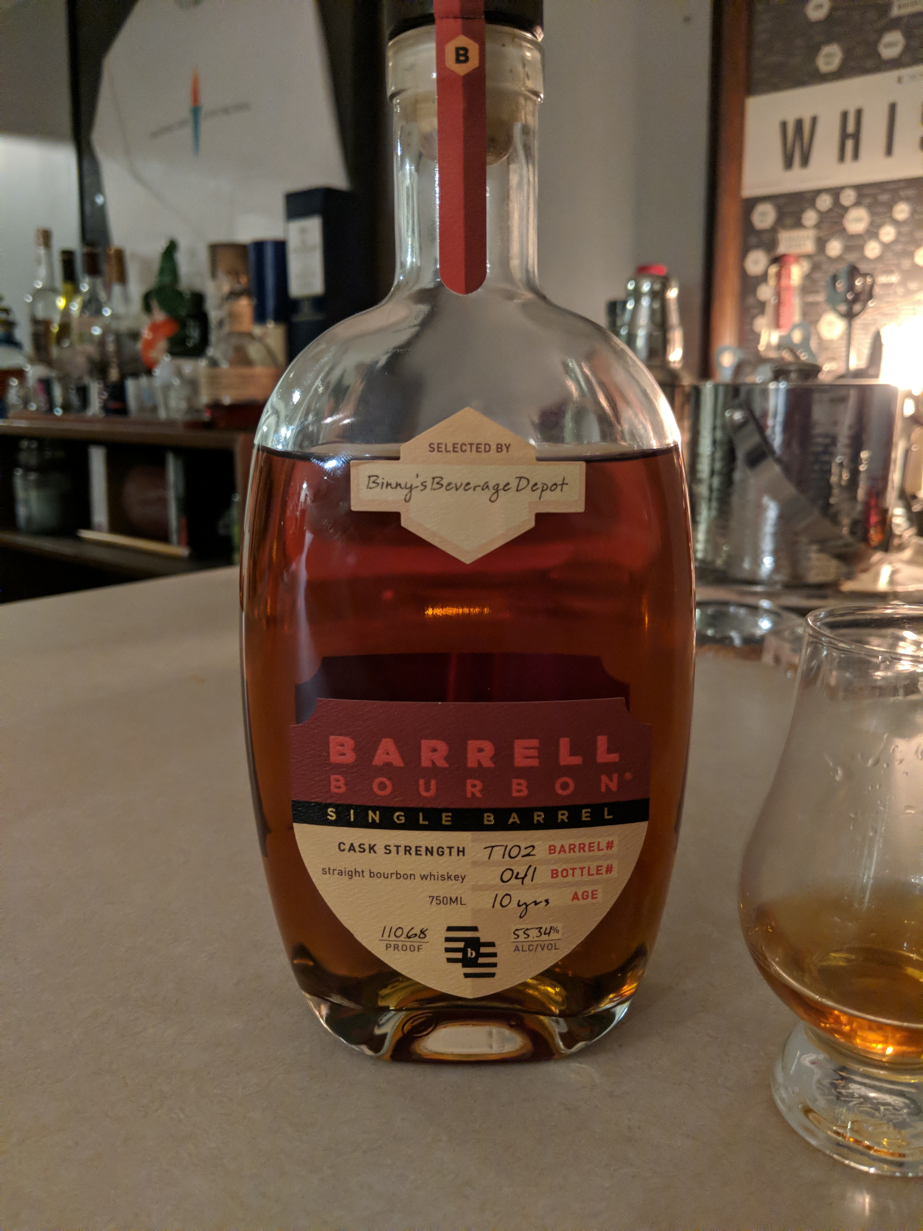 Barrell Bourbon Single Barrel #T102 (Binny's)