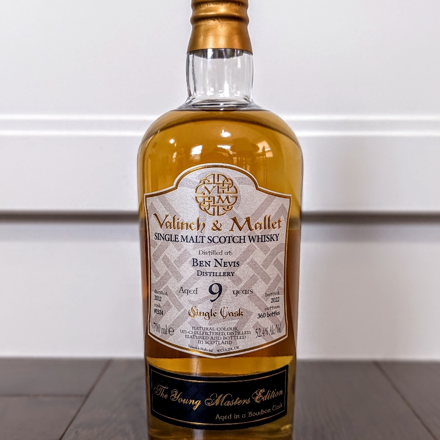 Valinch & Mallet Ben Nevis 2012 9 Year Single Malt Scotch Whisky