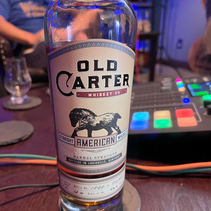 Old Carter Straight American Whiskey Barrel Strength (Batch 12)