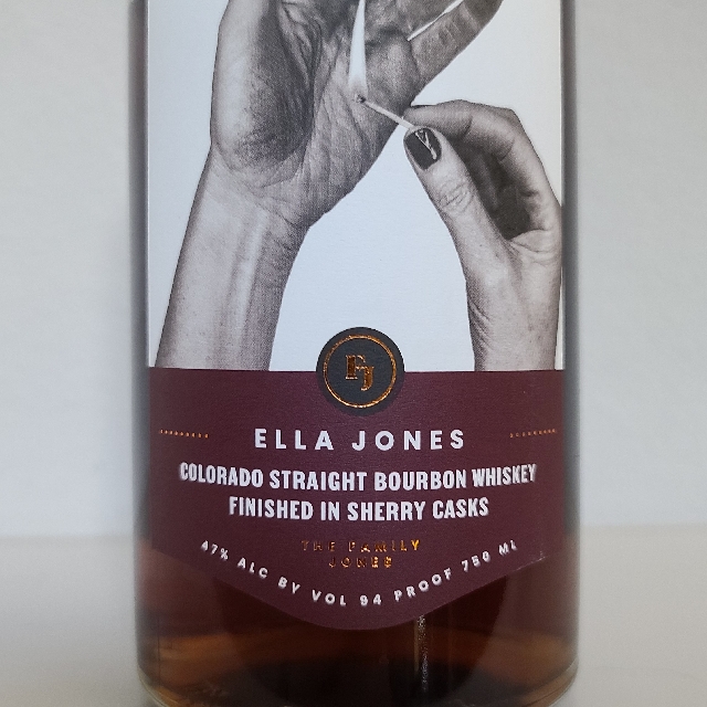 Ella Jones Straight Bourbon Whiskey Finished in Sherry Casks