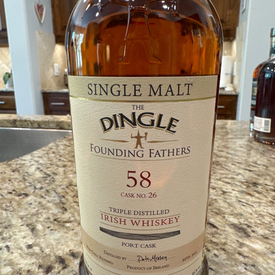 Dingle Founding Fathers Single Malt - 58 - cask No 26