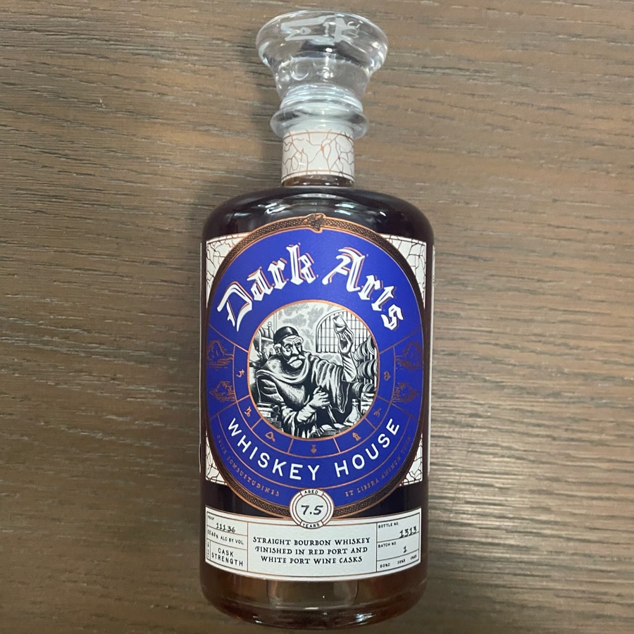 Dark Arts Straight Bourbon Whiskey Finished In Red Port And White Port Wine Casks