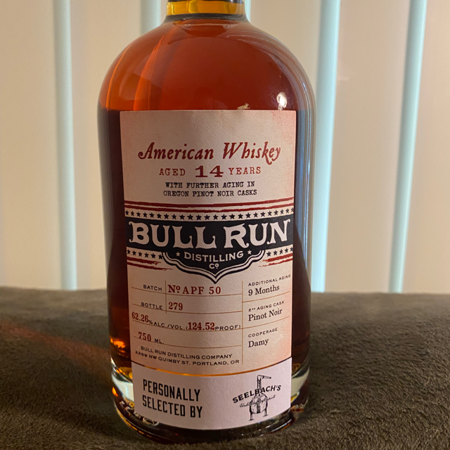 Bull Run American Whiskey Aged 14 Years, Finished in Pinot Noir Casks