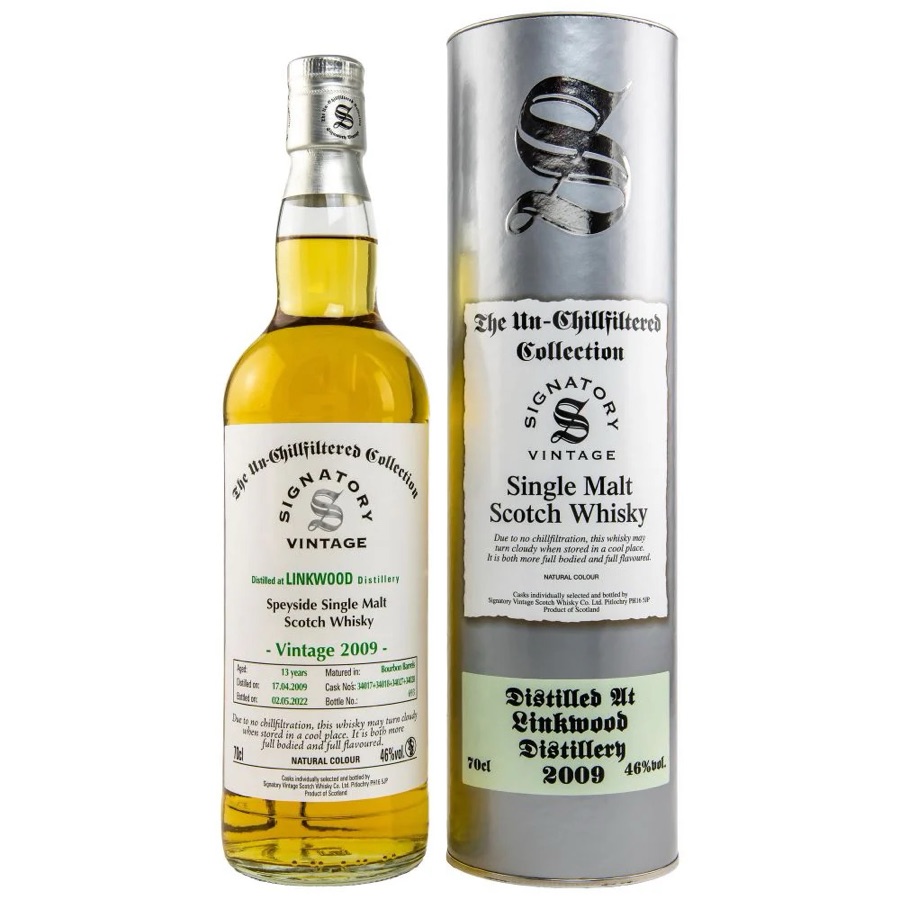 Linkwood 13 Year Old 2009 Signatory Vintage