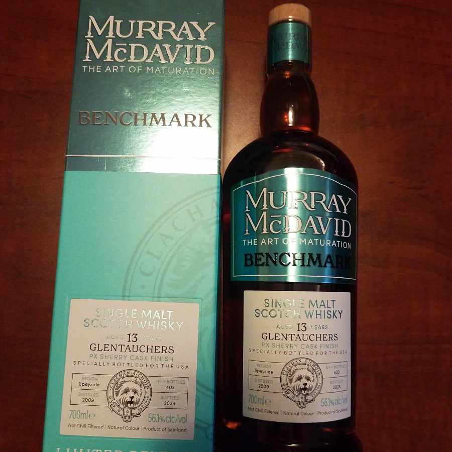 Glentauchers 13, Murray McDavid Benchmark Px Sherry Finished