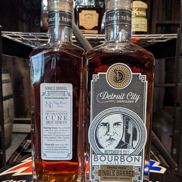Detroit City Butcher's Cut Bourbon Novi Party Store 2021 Single Barrel