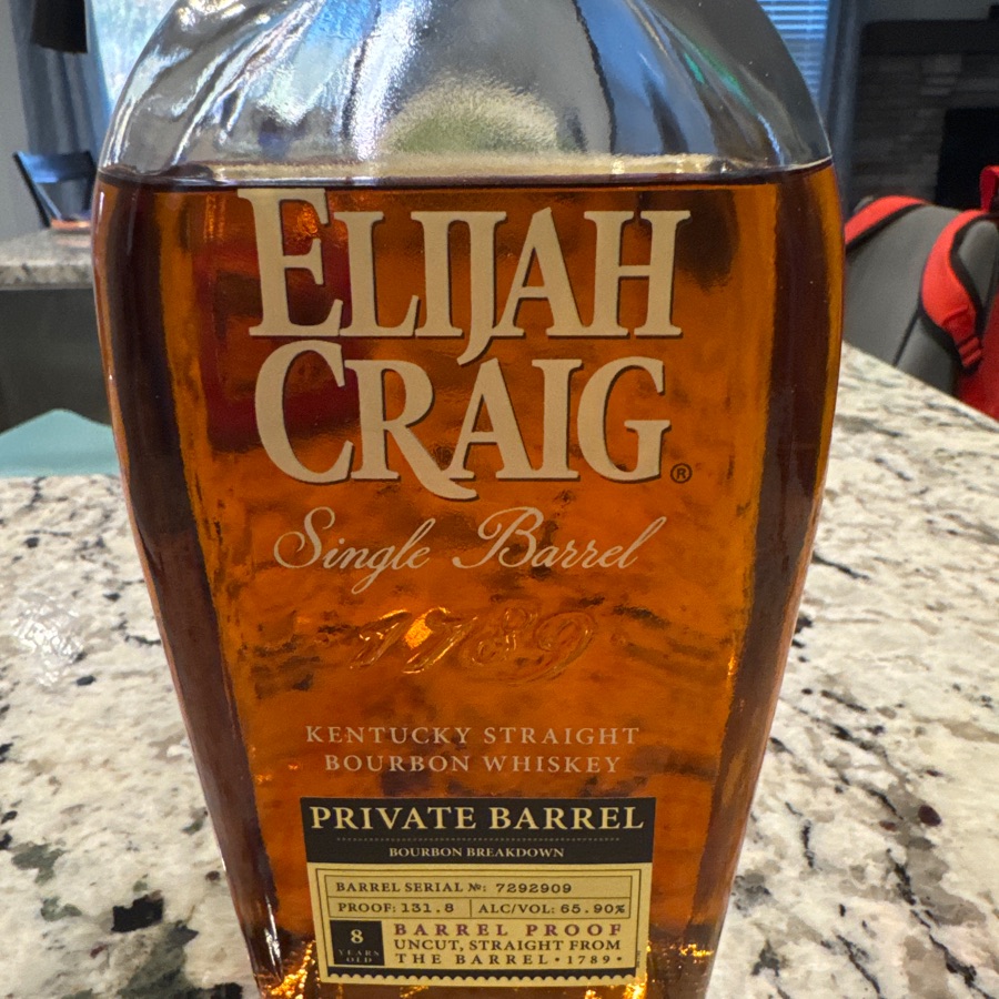 Elijah Craig Single Barrel Private "Bourbon Breakdown"