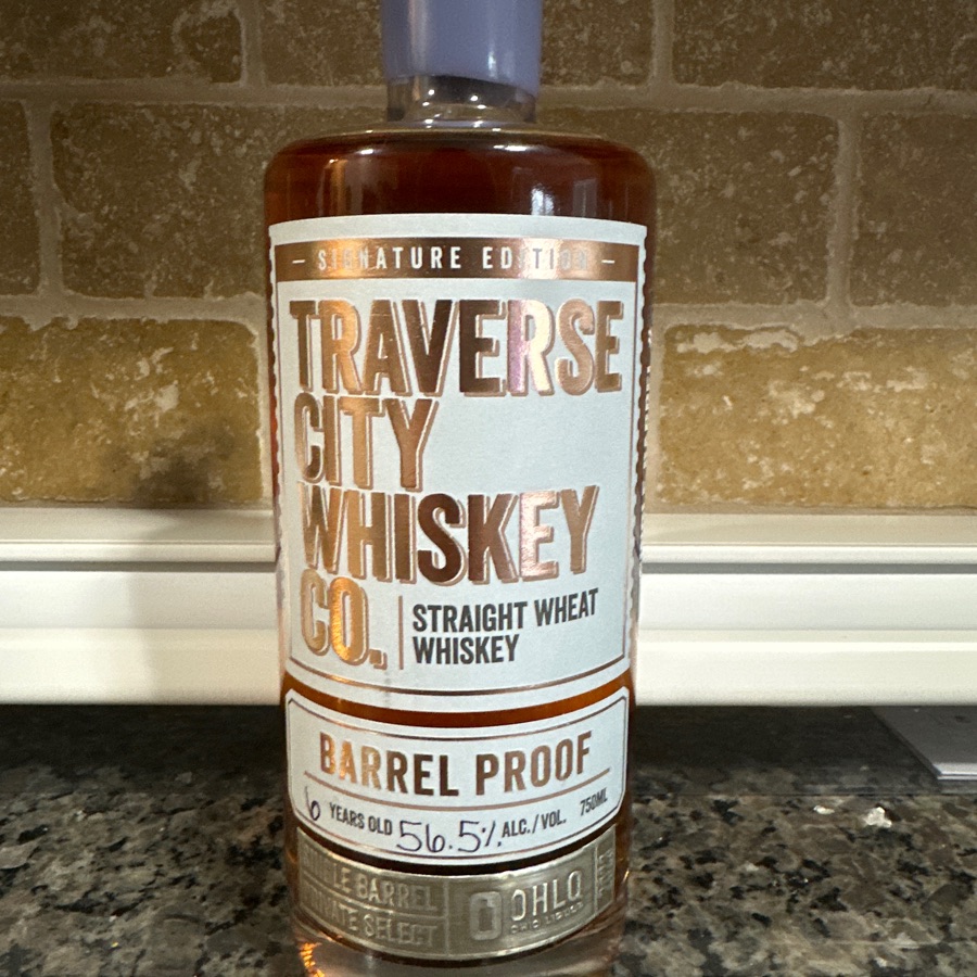 Traverse City Straight Wheat Whiskey Barrel Proof (OHLQ 2023 Private Select Single Barrel)