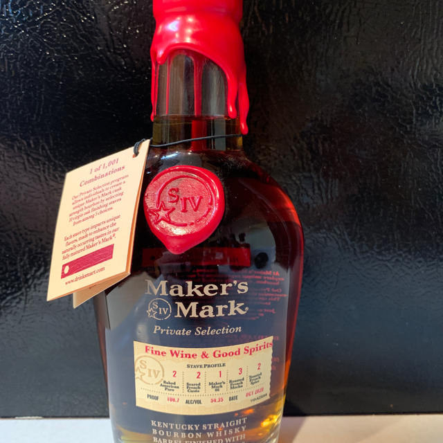 Makers Mark Private Selection (Fine Wine & Good Spirits) Oct 2020