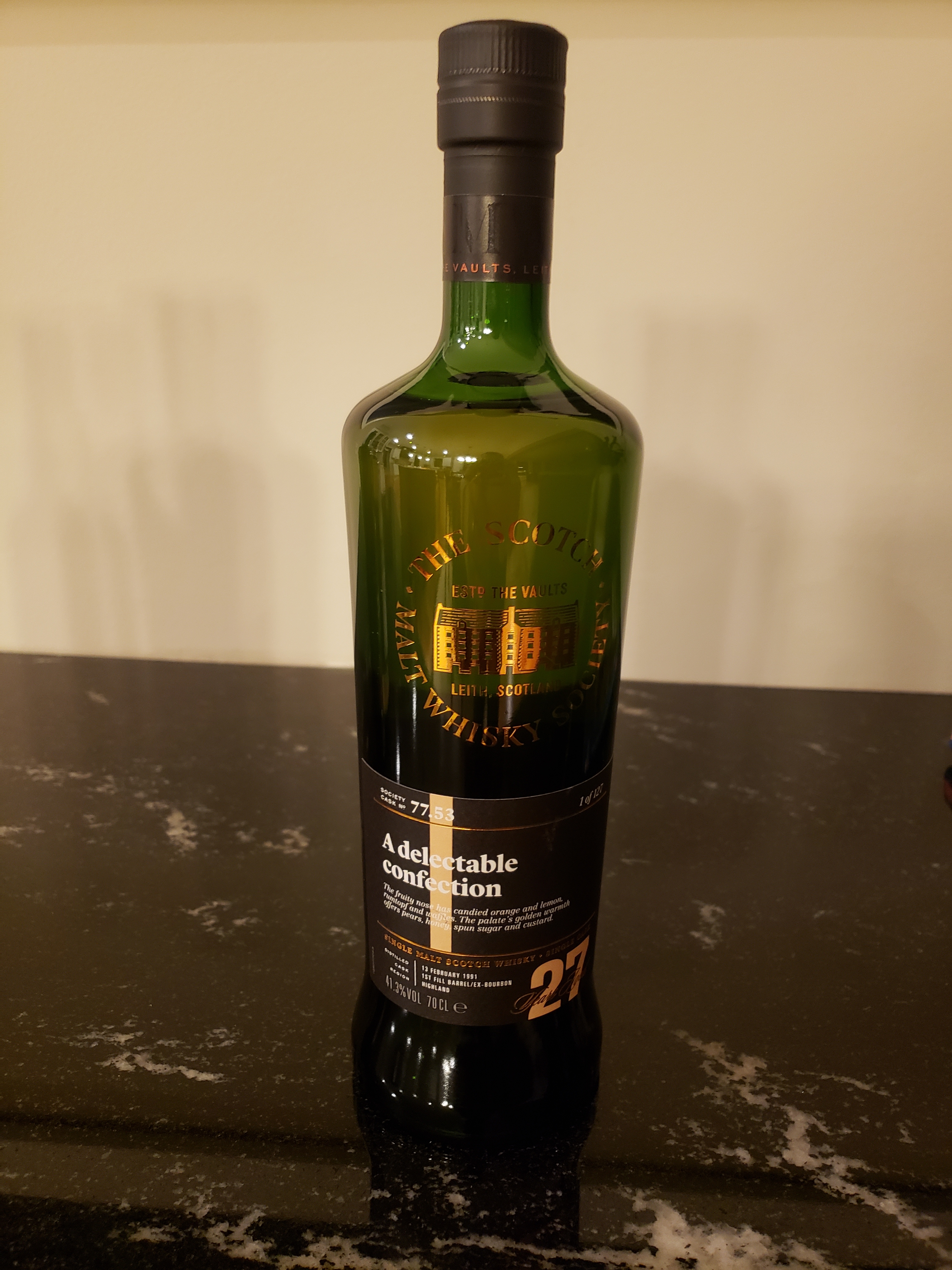 A Delectable Confection 77.53 (SMWS)