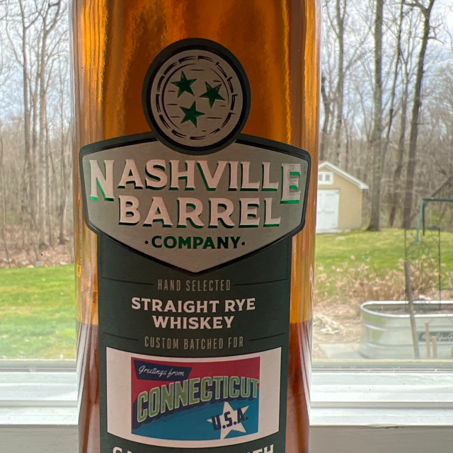 Nashville Barrel Cask Strength Straight Rye (CT Batch)