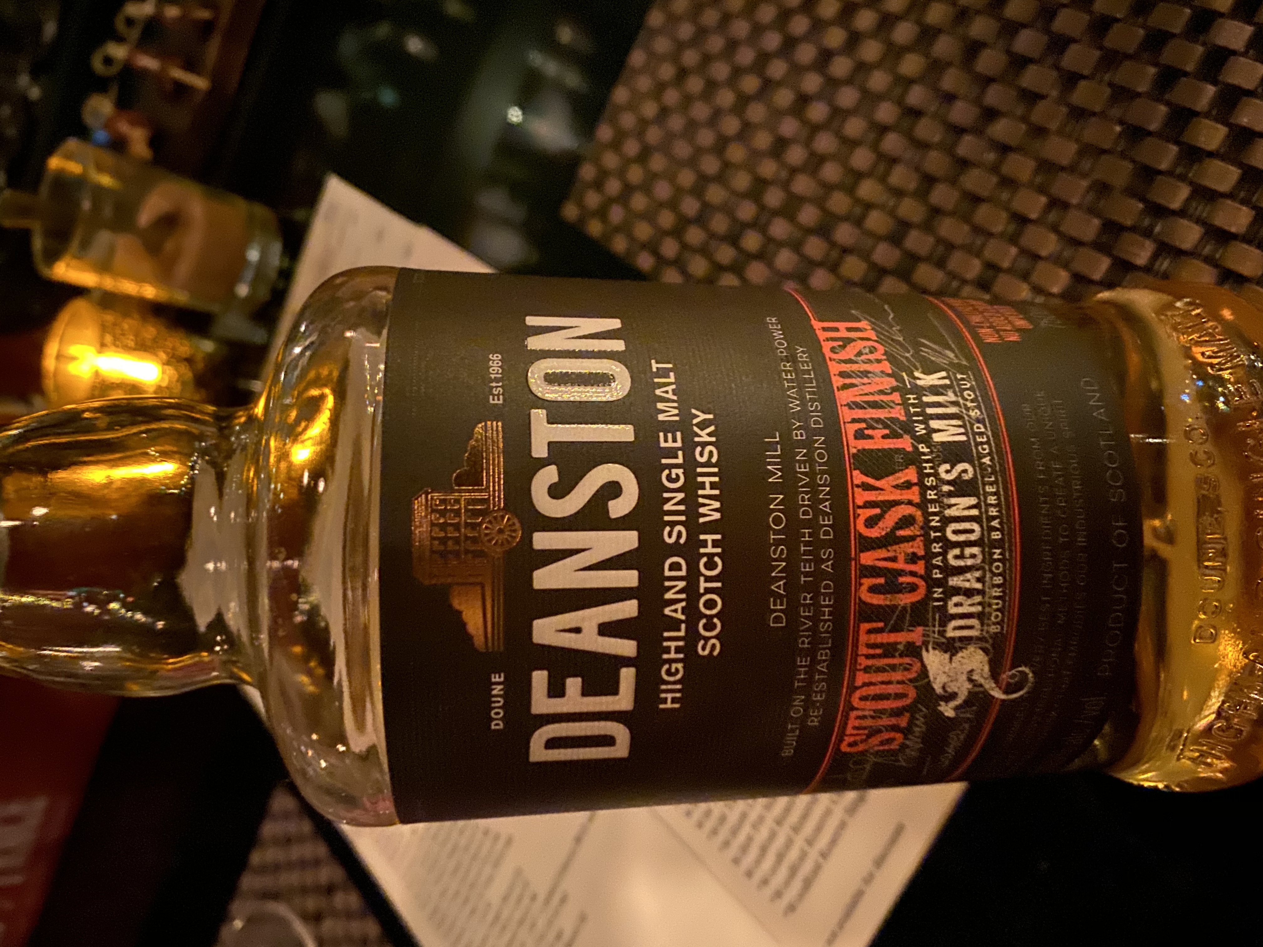 Deanston Highland Single Malt Stout Cask Finish