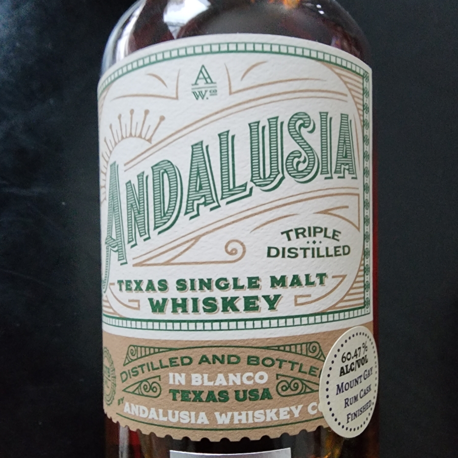 Andalusia Triple Distilled Rum Cask Finished