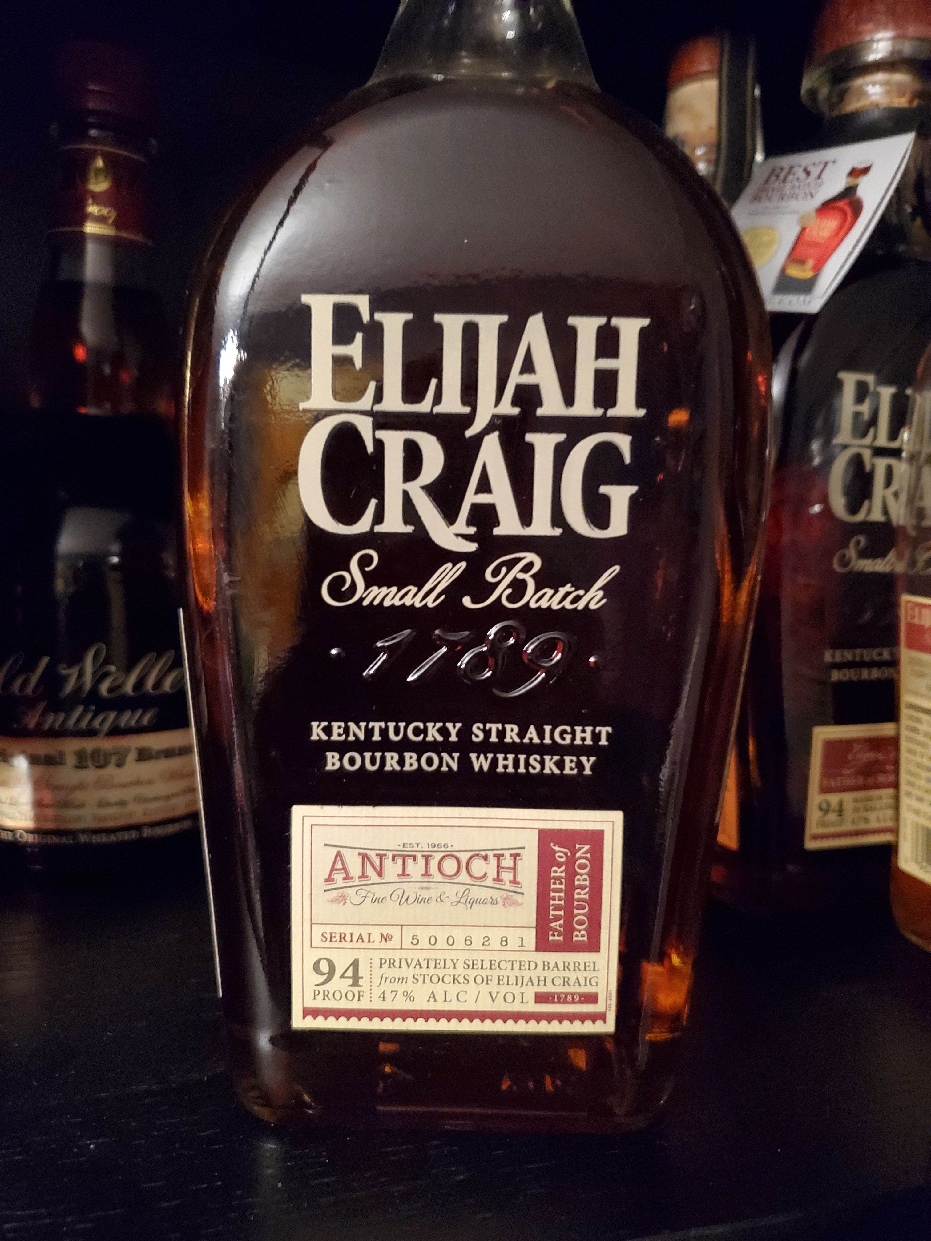 Elijah Craig Small Batch Antioch Fine Wine & Liquor Store Pick