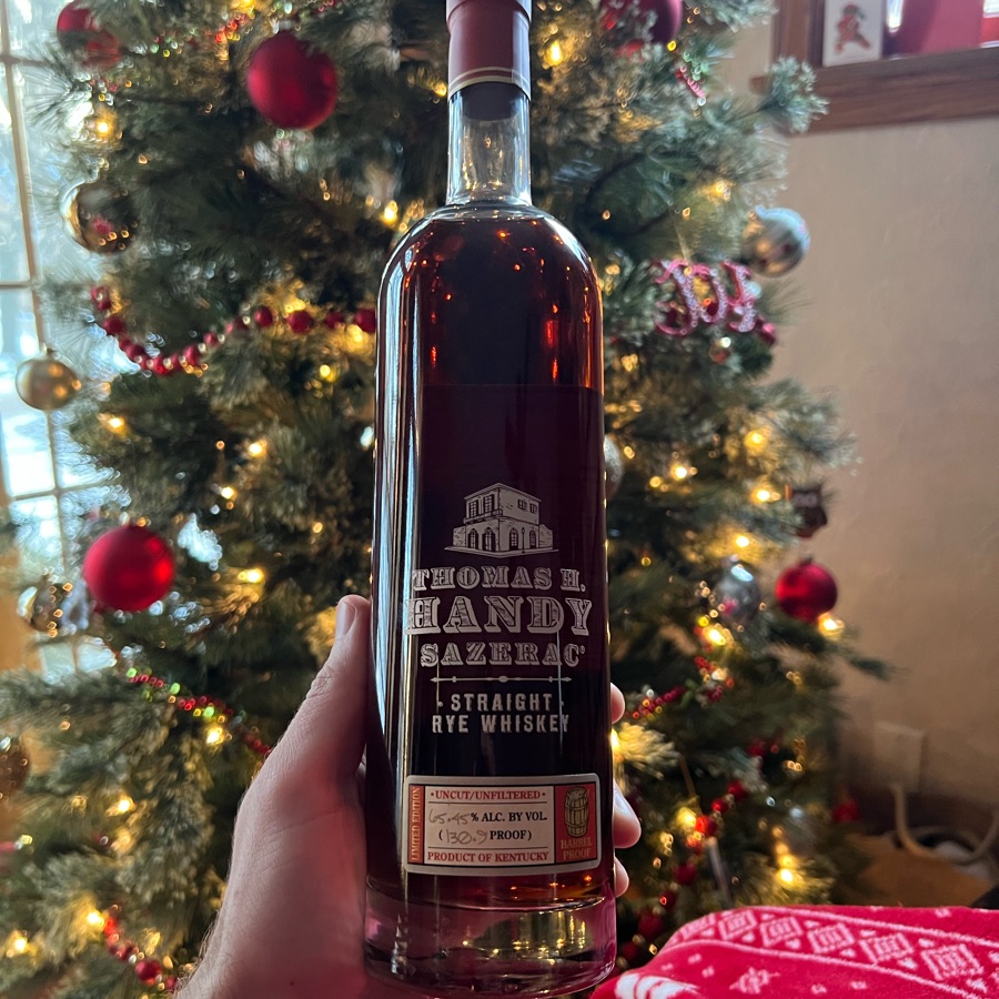 Thomas H. Handy Sazerac straight rye whiskey