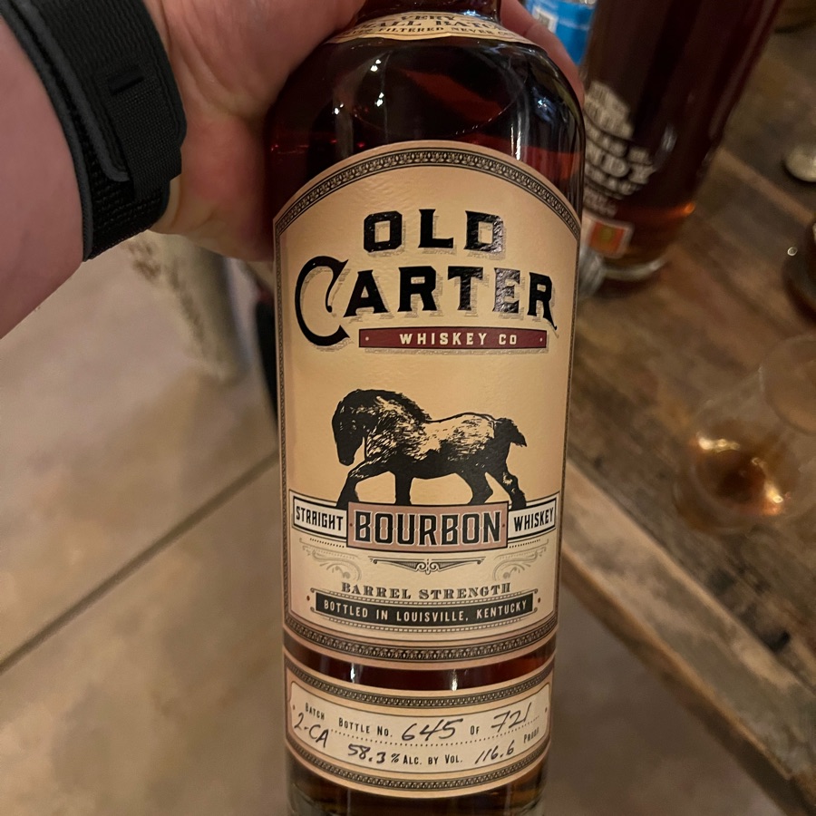 Old Carter Very Small Batch Straight Bourbon (2-CA)