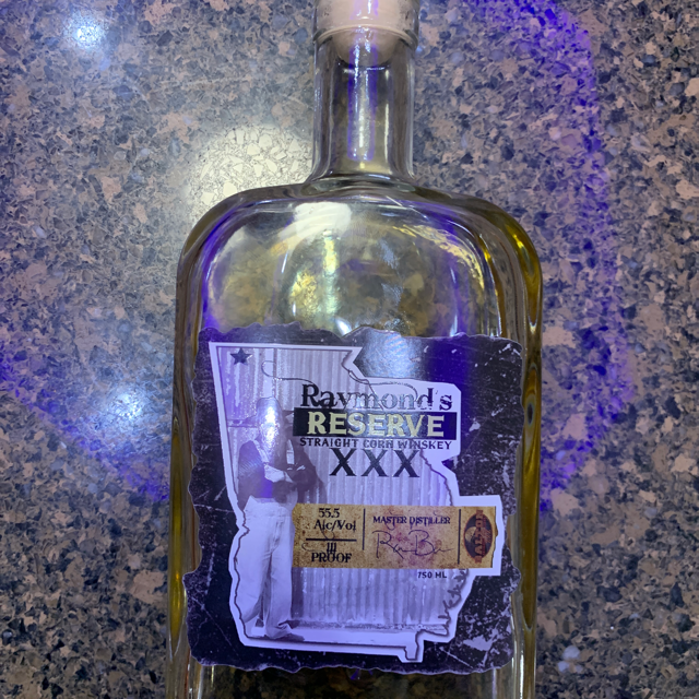 Raymond's Reserve Straight Corn Whiskey