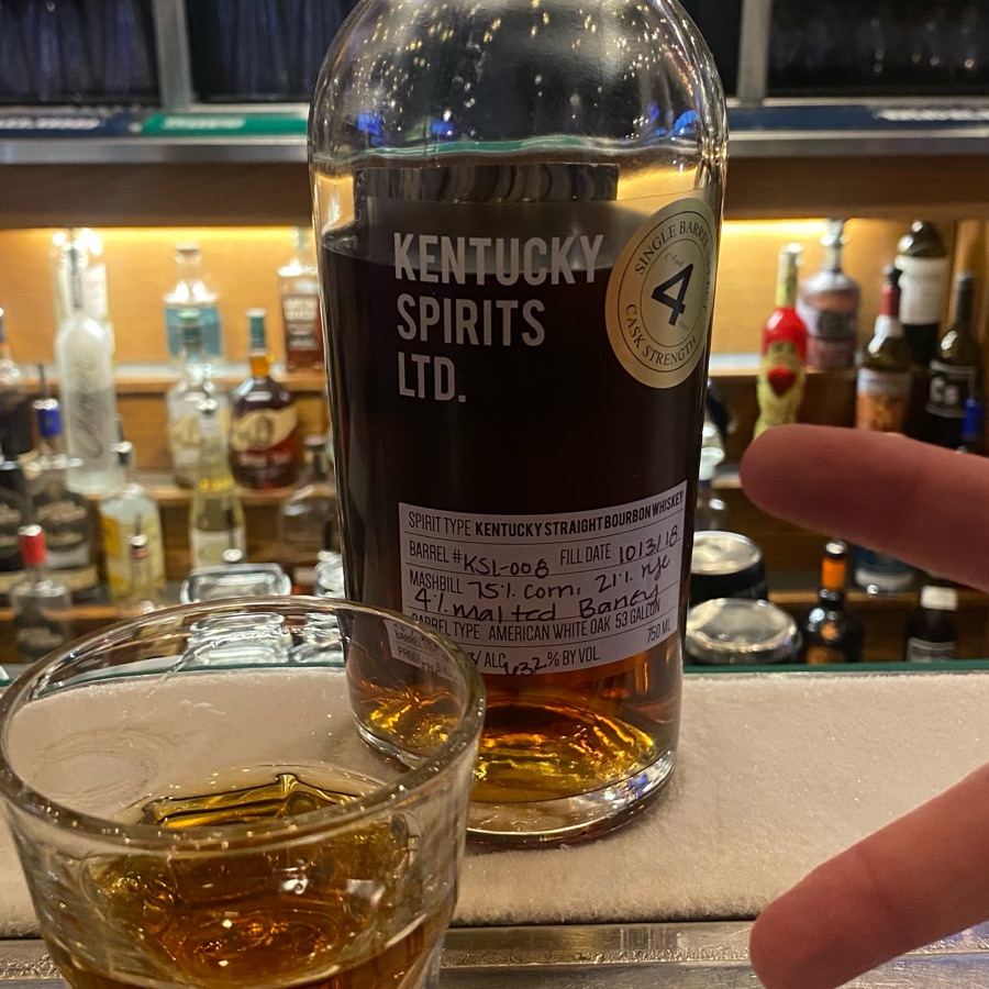 Kentucky Spirits 4 year Single Barrel