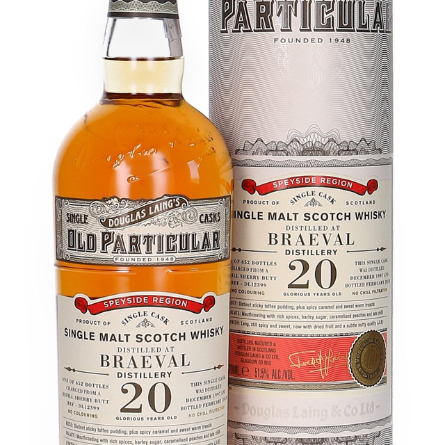 Braeval 20Y Douglas Laing's Old Particular (D.1997, B.2018)