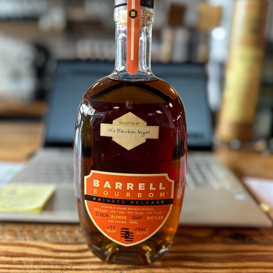 Barrell Bourbon Private Reserve - It's Bourbon Night - Transblendent