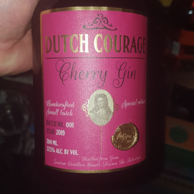 Dutch courage cherry gin