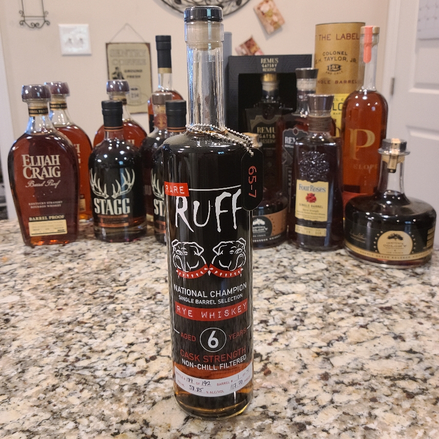 Ruff National Champion Single Barrel Cask Strength Rye