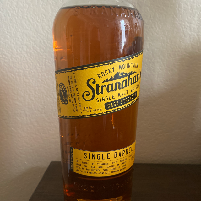 Stranahan's Single Barrel Cask Strength Tramonte's