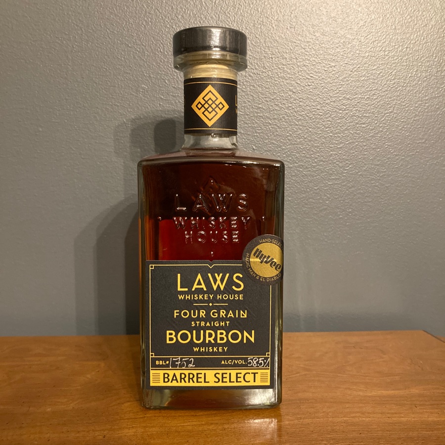 Laws Four Grain Straight Bourbon Whiskey Barrel Select (BBL#1752)
